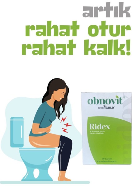 Ridex Kapsül Takviye Edici Gıda 60 Kapsül