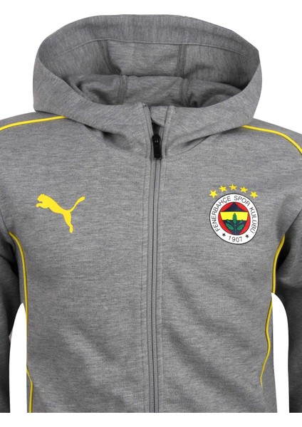 Puma Fenerbahçe Kapşonlu Grı Sweat