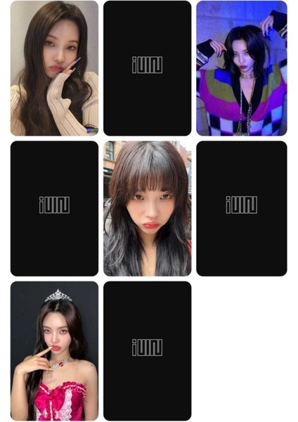 Rollas Store Gidle Kpop Fotokart Polaroid Seti Pano Dekarosyon