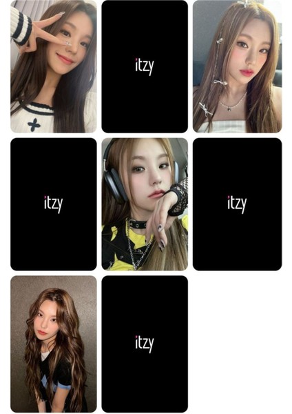 Rollas Store Itzy Kpop Fotokart Polaroid Seti Pano Dekarosyon