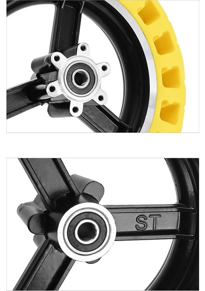 10X2.125 Inç Lastikler M4 Elektrikli Scooter Petek Katı Şok Emici Lastik Hub Kugoo Için (Yurt Dışından) modelleri