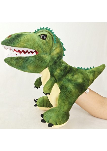Tyrannosaurus Rex El Kuklası Oyuncakları Çocuklar Için Interaktif Peluş Oyuncaklar Çocuklar Için Hediyeler 30CM (Yurt Dışından)