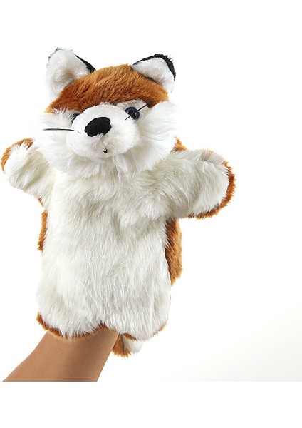 Kahverengi Tilki Peluş Oyuncakçocuk Interaktif El KUKLASI23CM (Yurt Dışından)
