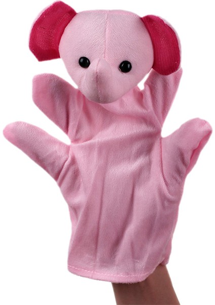 Fil Beş Parmaklı Eldiven Kuklası Peluş Oyuncak Çocuk Hediyesi 20CM (Yurt Dışından)