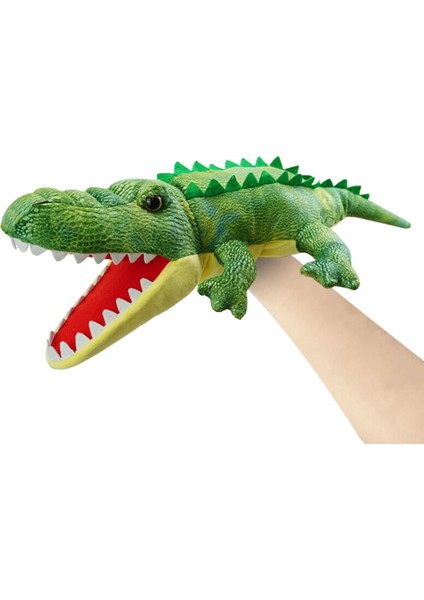 Timsah El Kuklası Oyuncakçocuk Interaktif Peluş Oyuncaklarçocuklar Için HEDIYELER50CM (Yurt Dışından)
