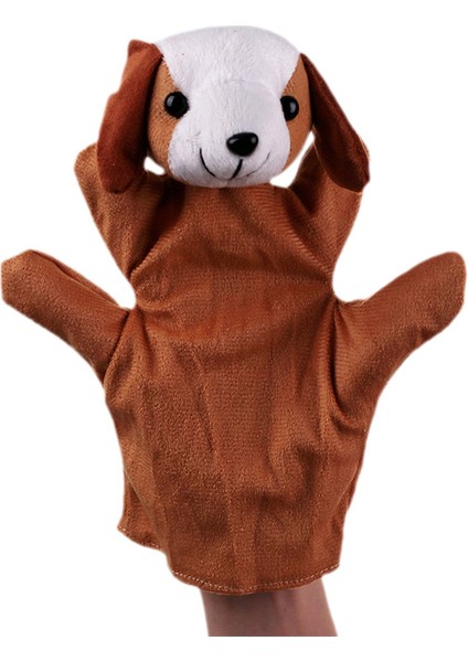 Yavru Köpek Beş Parmaklı Eldiven Kuklası Peluş Oyuncak Çocuk Hediyesi 20CM (Yurt Dışından)