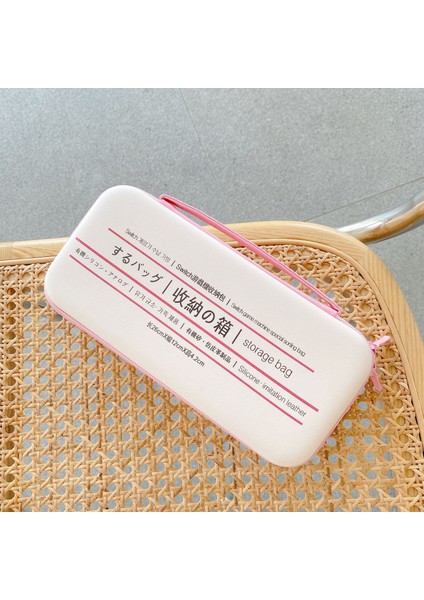 Nintendo Switch Için Düzenleyici Metin Uyumlu Karikatür Saklama Çantası (Yurt Dışından)