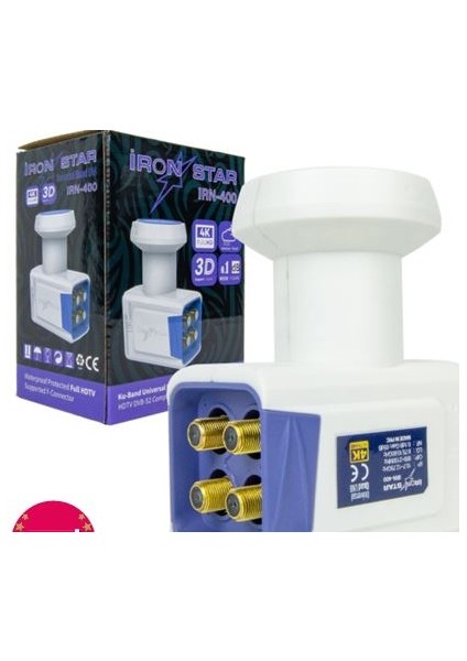 Ironstar Irn 400 Unıversal 1.kalite Quad Dörtlü Lnb;class