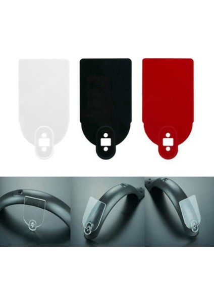 3 Adet Plaka Xiaomi M365 Elektrikli Scooter Plaka Tutucu Uyarı Işareti Scooter Kaykay Aksesuarları (Yurt Dışından) modelleri