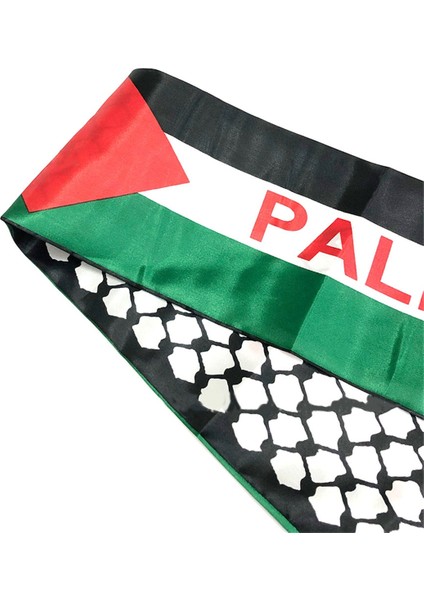 10 Adet Filistin Eşarp Filistin Bayrağı Eşarp Filistin Açık Parti Için 14X140 cm (Yurt Dışından)