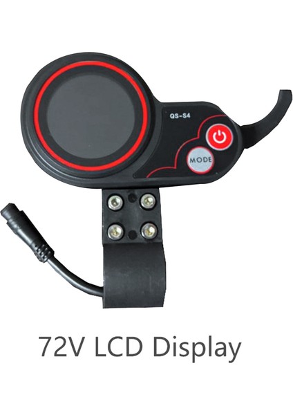 Qs-S4 72V Başparmak Gaz Kelebeği LCD Ekran Ölçer Sadece Sıfır 11X Elektrikli Scooter 6pın Ekran Aksesuarları (Yurt Dışından)