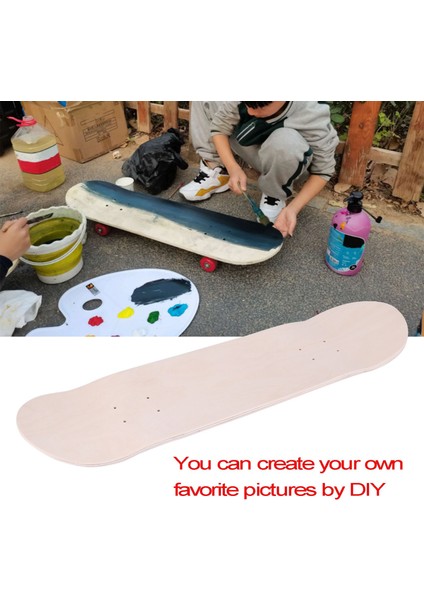 Inç 8 Katmanlı Akçaağaç Boş Çift Içbükey Kaykaylar Doğal Paten Güverte Kurulu Kaykay Güverte Ahşap Akçaağaç (Yurt Dışından) modelleri