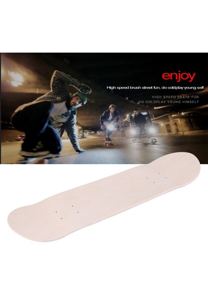 Inç 8 Katmanlı Akçaağaç Boş Çift Içbükey Kaykaylar Doğal Paten Güverte Kurulu Kaykay Güverte Ahşap Akçaağaç (Yurt Dışından) indirimleri