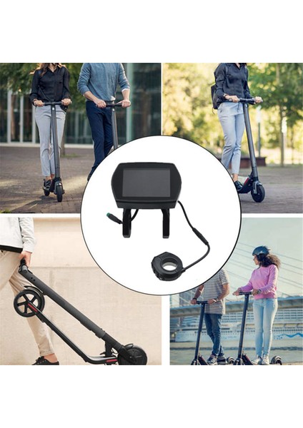 Kugoo G2 Pro Elektrikli Scooter Için Elektrikli Scooter LCD Ekran Ölçer 5pin Kontrol Paneli (Yurt Dışından)