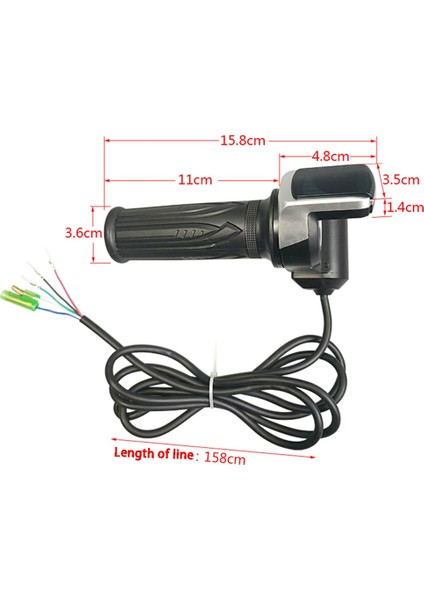 Bisiklet Büküm Gaz Elektrikli Bisiklet Gaz Kelebeği 48 V Gaz Kolu Gaz LCD Ekran Kilit Anahtarı (Yurt Dışından) fırsatları