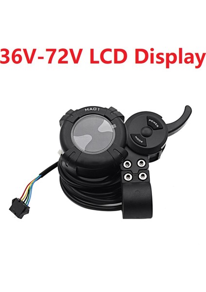 Damao MA01 Elektrikli Scooter LCD Ekran Gösterge Paneli Ölçer 36V-72V Mafsal Gaz Anahtarı Elektrikli Scooter Parçaları (Yurt Dışından) fiyatları