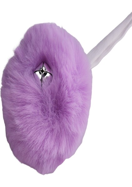 2 Adet Paten Pom Poms Jingle Bells ile Kızlar Paten Pom Poms Bulanık Pom Pom Dörtlü Paten Için, Mor (Yurt Dışından)
