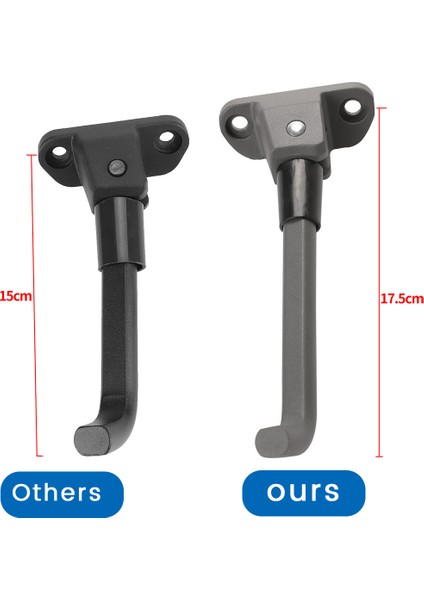 Ninebot Max G30 Elektrikli Scooter Ayak Desteği Değiştirme 18 cm Uzunluk Için Genişletilmiş Park Standı Kickstand (Yurt Dışından) modelleri