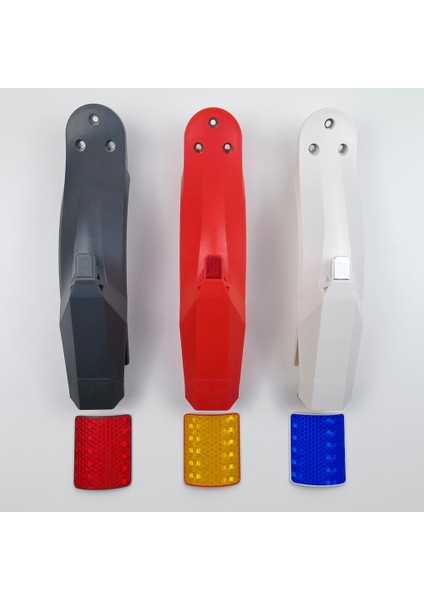 Scooter Çamurlukları Arka Çamurluk Kuyruk Işık Kiti, Xiaomi Elektrikli Scooter Için Plaka Kapaklı, M365/PRO, Kırmızı (Yurt Dışından) indirimleri