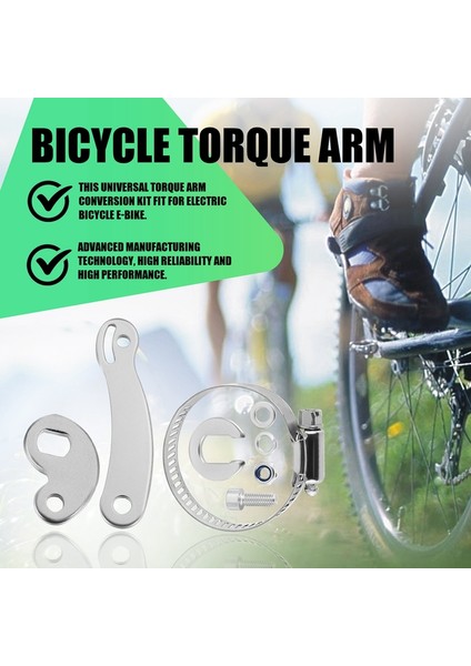 Takım Evrensel Tork Kolu Dönüşüm Kiti Elektrikli Bisiklet E-Bisiklet Ön Veya Arka Için Fit (Yurt Dışından) fırsatları