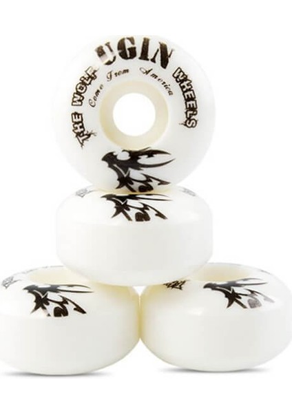 Ugın Classic The Wolf Serisi Pro 4 Adet Kaykay Tekerlekleri 52MM Sert Zeminler Asfalt Yol Için Dayanıklı Pu (Yurt Dışından)
