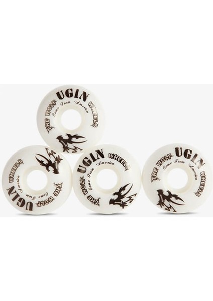 Ugın Classic The Wolf Serisi Pro 4 Adet Kaykay Tekerlekleri 52MM Sert Zeminler Asfalt Yol Için Dayanıklı Pu (Yurt Dışından)