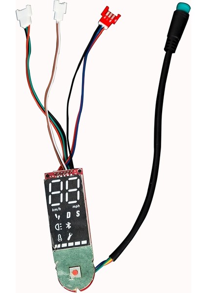36V 350W 15A Motor Kontrol Cihazı + Kontrol Paneli + Ön/arka Işık Hız Kontrol Cihazı Xiaomi Scooter Için Elektrikli Bisiklet E-Bisiklet (Yurt Dışından)