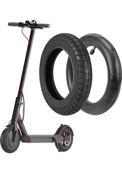 M365 Pro Elektrikli Scooter Için 10 Inç Lastik Tekerlek 10 Inç Modifiye Lastik Takviyeli Kararlı Dayanıklı Dış Lastik, Beyaz (Yurt Dışından) modelleri