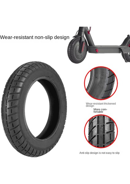 M365 Pro Elektrikli Scooter Için 10 Inç Lastik Tekerlek 10 Inç Modifiye Lastik Takviyeli Kararlı Dayanıklı Dış Lastik, Beyaz (Yurt Dışından) fırsatları