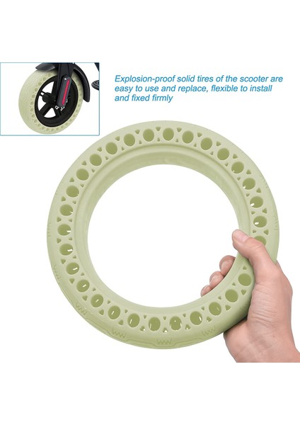 Elektrikli Scooter Lastikleri Petek Yedek Lastikler Xiaomi M365/GOTRAX Gxl V2, 8.5 Inç Katı Lastik, Beyaz (Yurt Dışından) fırsatları