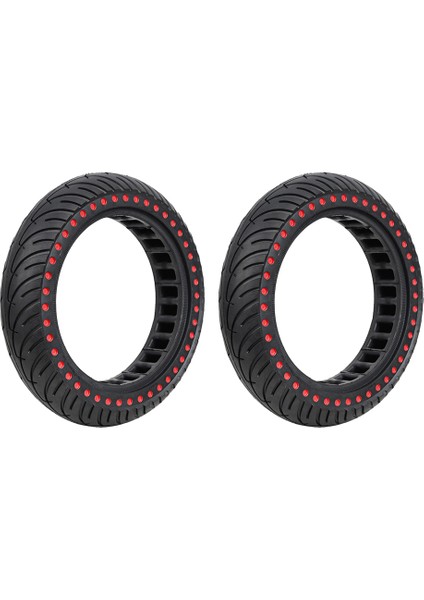 Elektrikli Scooter Lastiği Dayanıklı 8 1/2x2 Iç Tüp Ön Arka Darı Aşınma Rengi Katı Lastik Için M365/PRO/1S Pro 2, Kırmızı (Yurt Dışından)