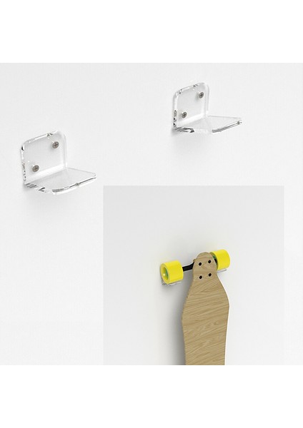 Kaykay Duvar Askı Kaykay Tutucu Kaykay Aksesuarları Longboard Su Kayağı Snowboard Vb Vidalı B (Yurt Dışından) fırsatları