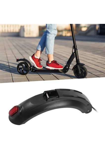 Elektrikli Scooter Arka Çamurluk Çamurluk Kanat + Kuyruk Lambası, Scooter Kaykay Parçaları E Scooter Aksesuarları (Yurt Dışından) indirimleri