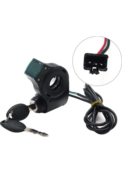 LT01 Ekran + Kontak Kilidi Anahtarı Uzun Kablo Kaabo Mantis 8/10 Kaabo Kurt Savaşçı x Kaabo Kurt Savaşçı 11 E Scooter (Yurt Dışından)