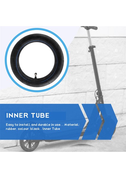 10 Inç 80/65-6 Iç Tüp 255X80 Kauçuk Sıfır 10X Kugoo M4 Elektrikli Scooter Mükemmel Değiştirme Uygulamaları (Yurt Dışından)
