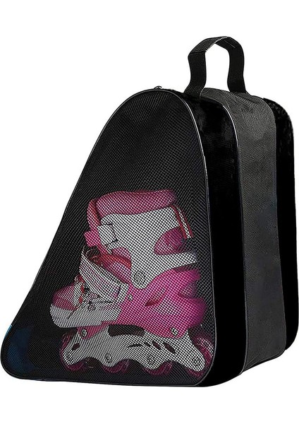 Paten Çantası Buz Inline ve Üç Katmanlı Kapasiteli Cepli Paten Çantaları Nefes Alabilen Paten Saklama Çantası (Yurt Dışından) modelleri