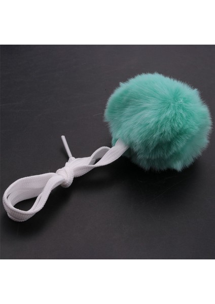 2 Adet Paten Pom Poms Jingle Bells ile Kızlar Paten Pom Poms Bulanık Pom Pom Dörtlü Paten, Nane Yeşili (Yurt Dışından)