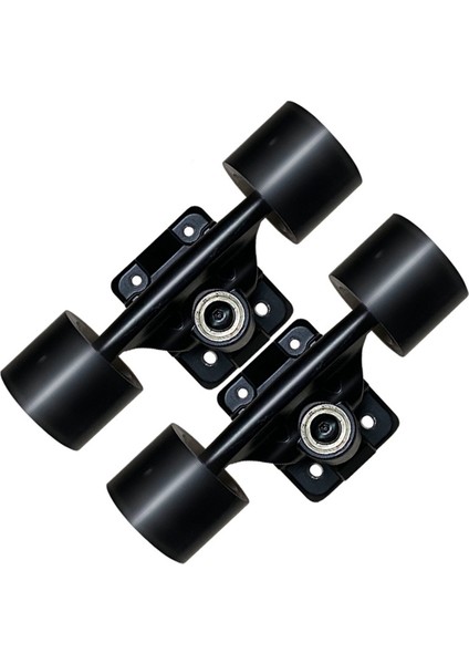 Pedallı Dönen Kamyonun Altından Cx9 Esnek Tabana Dönen Iki Katlı Kara Sörf Kaykay Köprüsü, Siyah (Yurt Dışından)