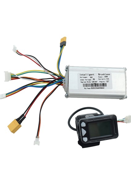36V 250W Elektrikli Scooter Kontrol Cihazı + LCD Ekran Kiti Karbon Fiber E-Scooter Bisiklet LCD Monitör Seti Bisiklet Ekipmanları (Yurt Dışından)