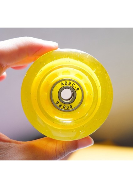 Paket 32 x 58MM 82A Rulmanlı Paten Tekerlekleri, Çok Fonksiyonlu Kaykay Paten Aksesuarları Mor (Yurt Dışından) fırsatları