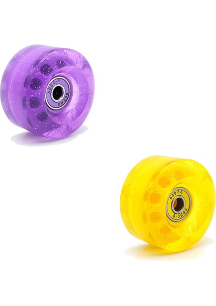 Paket 32 x 58MM 82A Rulmanlı Paten Tekerlekleri, Çok Fonksiyonlu Kaykay Paten Aksesuarları Mor (Yurt Dışından) indirimleri