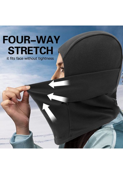 2 Adet Balaclava Kayak Maskeleri, Sıcak, Nefes Alabilir ve Hafif, Erkekler ve Kadınlar Için Tam Kapsama Polar Kış Yüz Maskesi (Yurt Dışından)