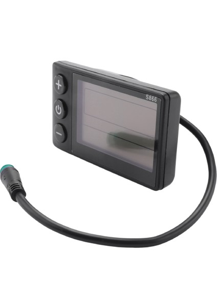 Elektrikli Bisiklet Ekranı 24V/36V/48V Su Geçirmez LCD Ekran S866 Denetleyici Paneli Pano Elektrikli Bisiklet E-Bisiklet Için (Yurt Dışından)