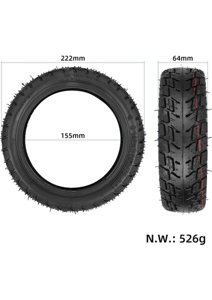 8.5 Inç 50/75-6.1 Xiaomi Elektrikli Scooter Lastiği Yükseltilmiş Vakum Lastiği (81/2x2) Patlamaya Dayanıklı Lastik (Yurt Dışından)