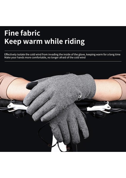 Kış Kayak Eldivenleri Soğuk Geçirmez Artı Kadife Pamuk Kalınlaşmış Sıcaklık Erkekler ve Kadınlar Kış Bisiklet Eldivenleri, Xl (Yurt Dışından) fırsatları
