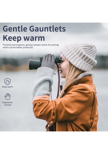 Kış Kayak Eldivenleri Soğuk Geçirmez Artı Kadife Pamuk Kalınlaşmış Sıcaklık Erkekler ve Kadınlar Kış Bisiklet Eldivenleri, Xl (Yurt Dışından) indirimleri