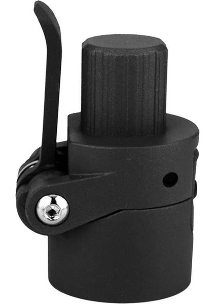 Katlanır Direk Tabanı - Kilit Vidalı Kanca Metal Konnektör - M365 Elektrikli Scooter ile Uyumlu(Siyah) (Yurt Dışından)