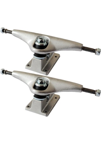 2 Adet 6.25 Inç Yetişkin Kaykay Kamyon Longboard Kamyon Köprüsü Alüminyum Alaşımlı Kamyon Braketi Parçaları, Gümüş (Yurt Dışından)