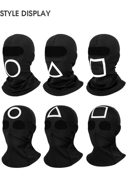 Yeni Kalamar Oyunu Maskesi Cos Cosplay Kore Tv Dizisi Cadılar Bayramı Partisi Bisiklet Maskesi Kış Sıcak Maske, G Oynuyormuş Gibi Davranıyor (Yurt Dışından) fırsatları