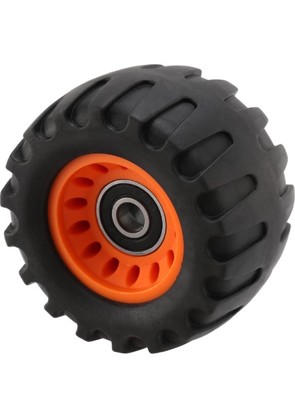 Tüm Arazi Off Road Kaykay Longboard Tekerlekleri Yol Sönümleme Tekerleği Dans Tahtası Yuvarlak (4'lü Set Rulman Kolunu Içerir) (Yurt Dışından)